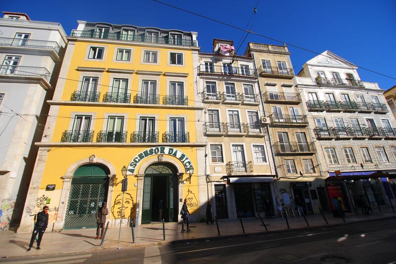 elevador da Bica em Lisboa